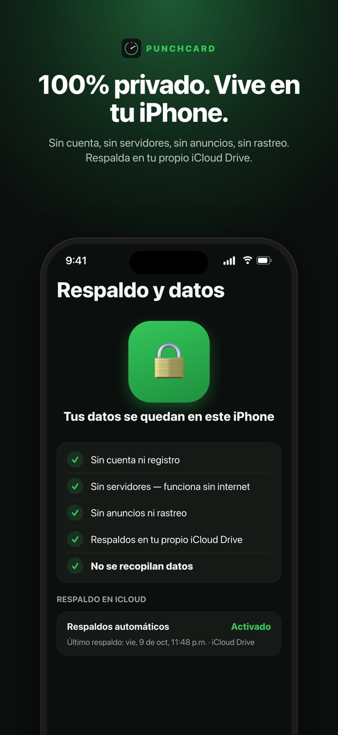 Tus datos se quedan en este iPhone